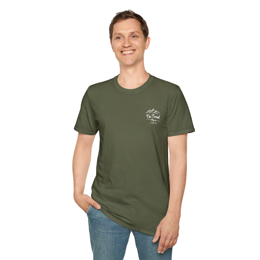 Drop A Good Line — Fly Fishing Dad Joke Tee