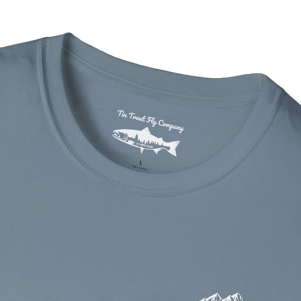 Afraid of the Net — Trout Fishing Dad Joke Tee