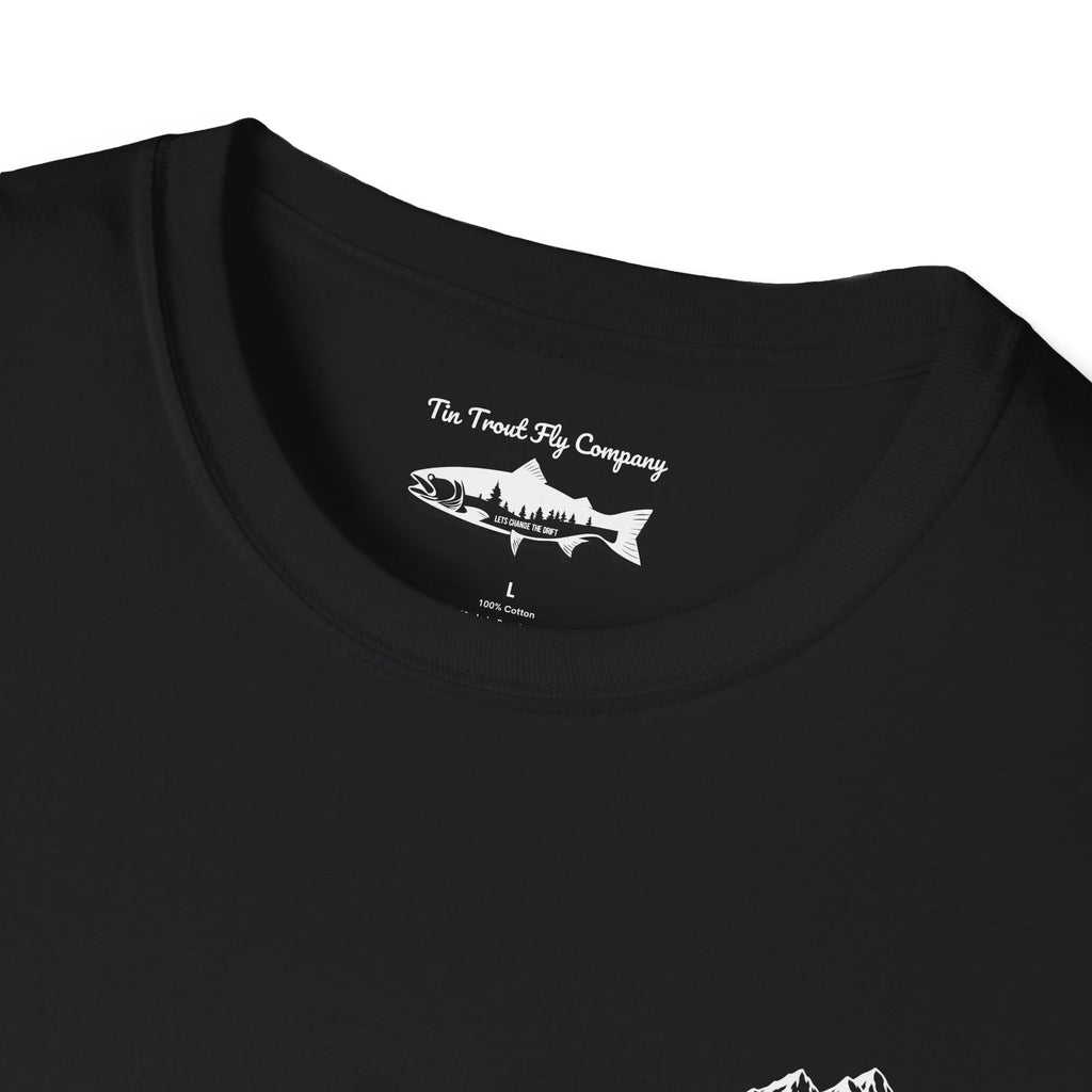 Afraid of the Net — Trout Fishing Dad Joke Tee