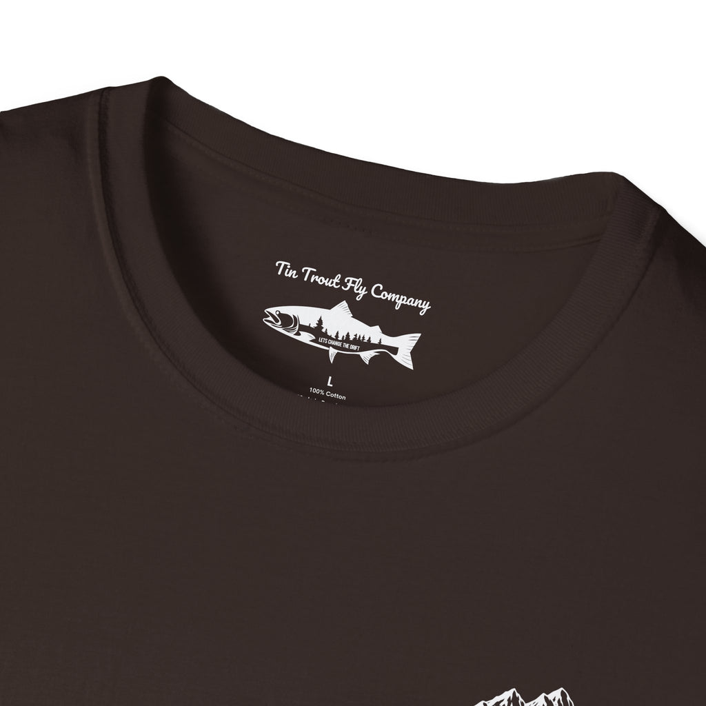 Afraid of the Net — Trout Fishing Dad Joke Tee