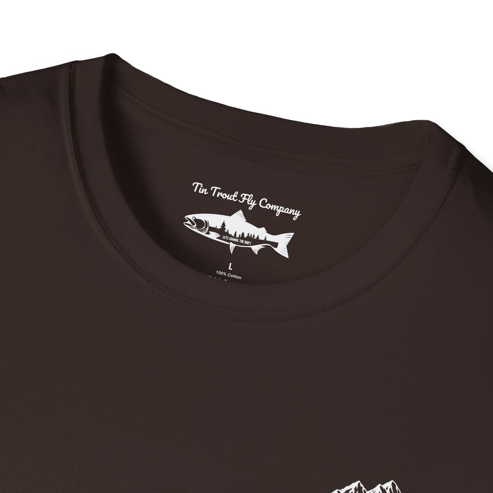 Afraid of the Net — Trout Fishing Dad Joke Tee