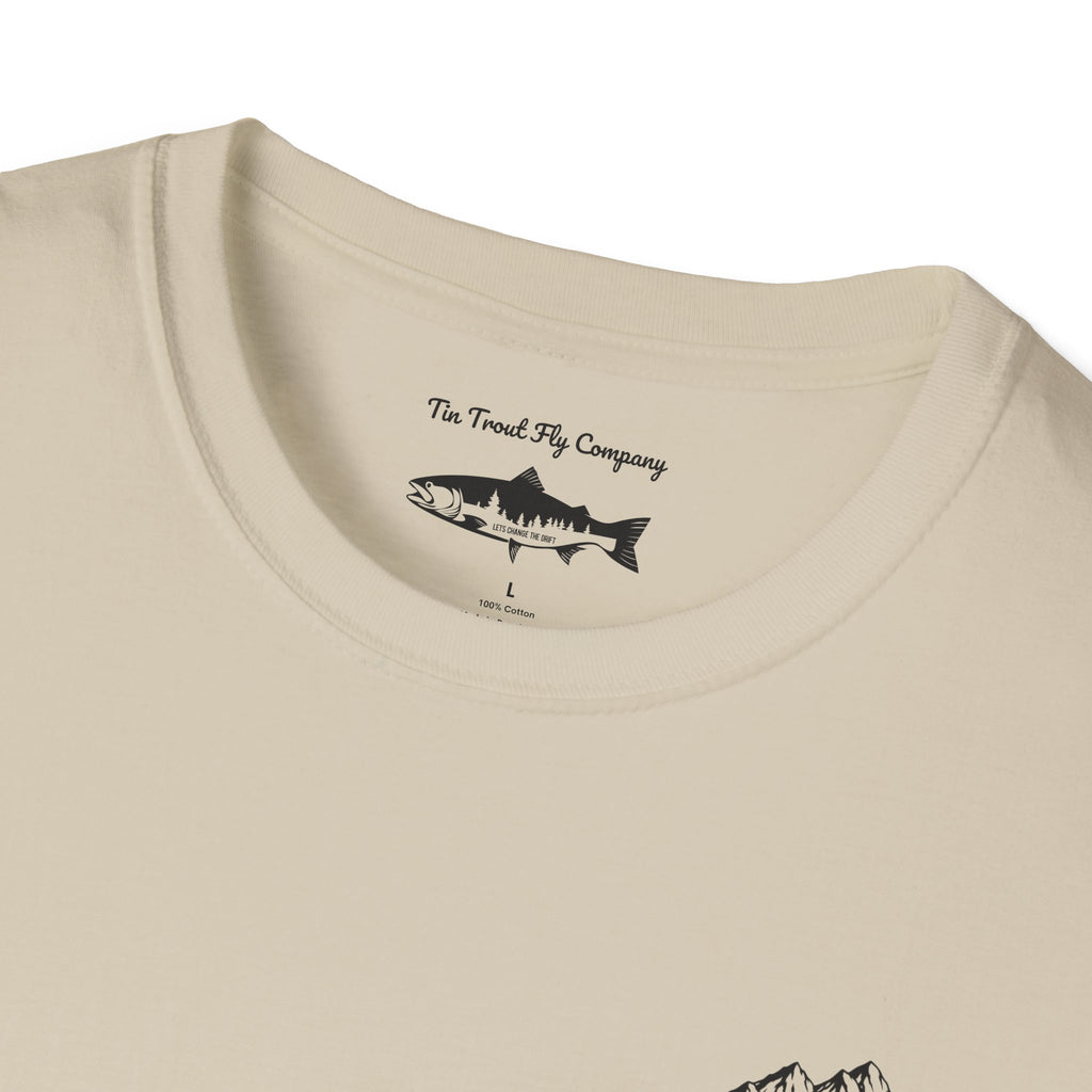 They Stream It — Trout Fishing Dad Joke Tee