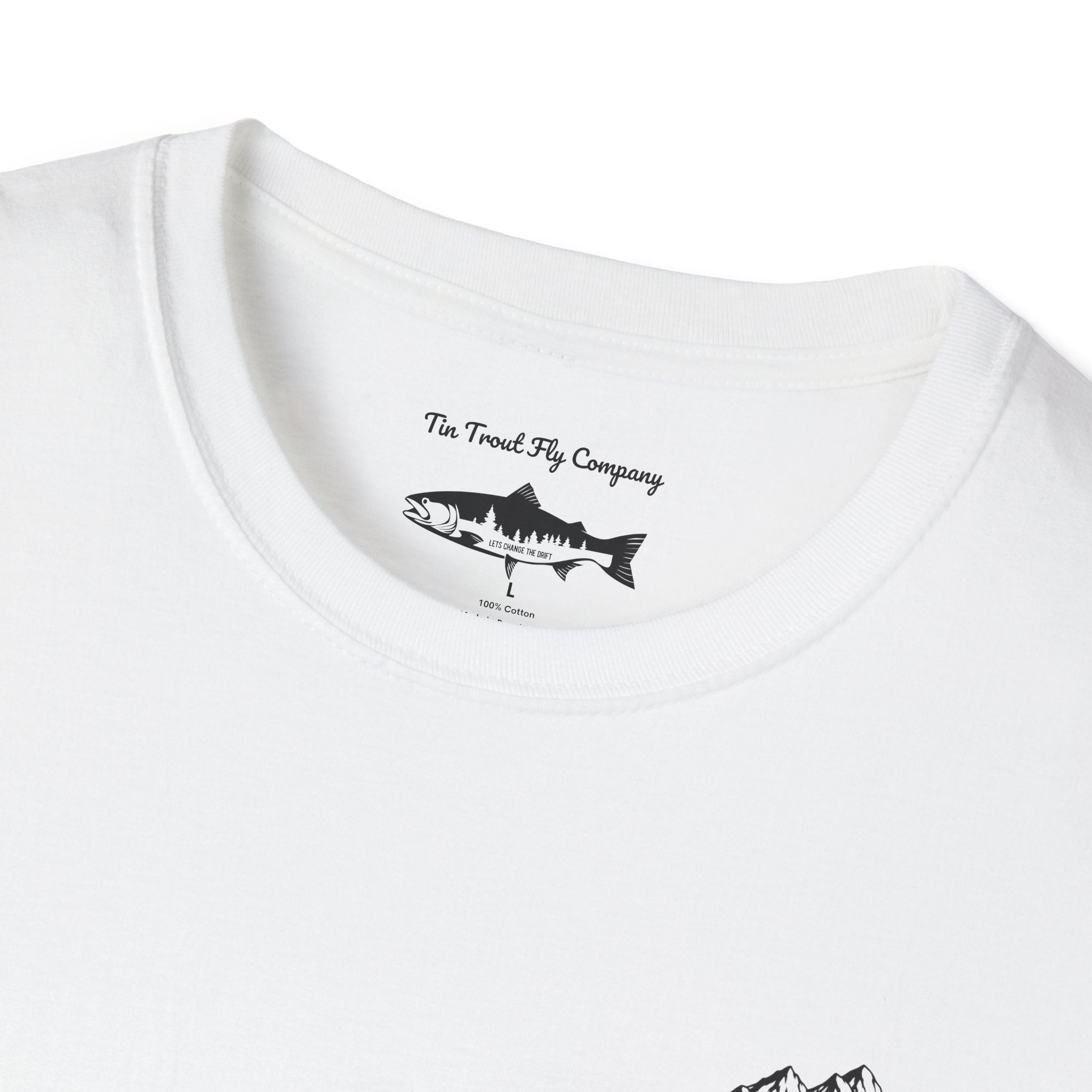 Drop A Good Line — Fly Fishing Dad Joke Tee