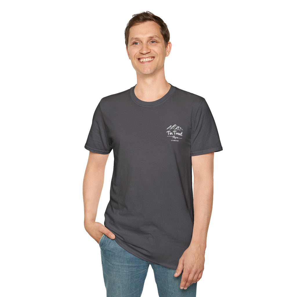 Drop A Good Line — Fly Fishing Dad Joke Tee