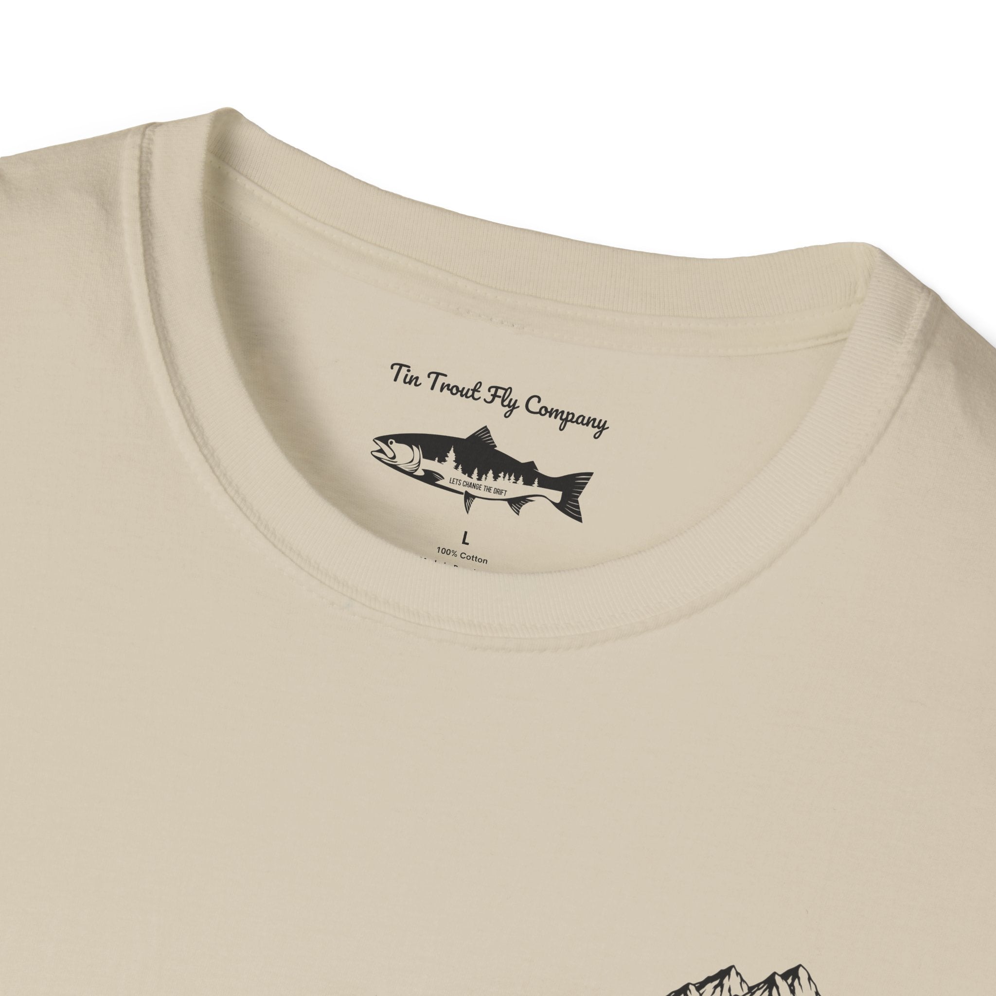 Afraid of the Net — Trout Fishing Dad Joke Tee