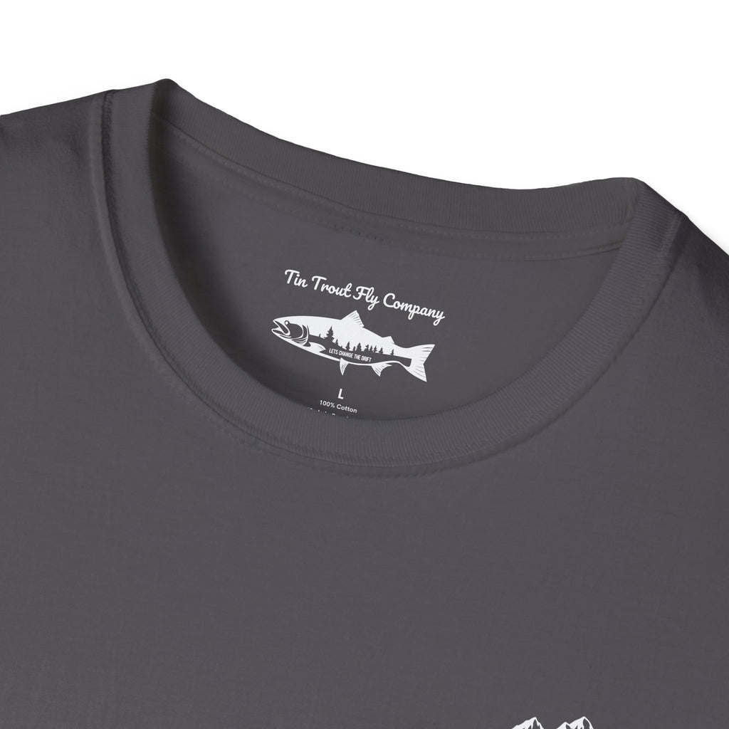 They Stream It — Trout Fishing Dad Joke Tee