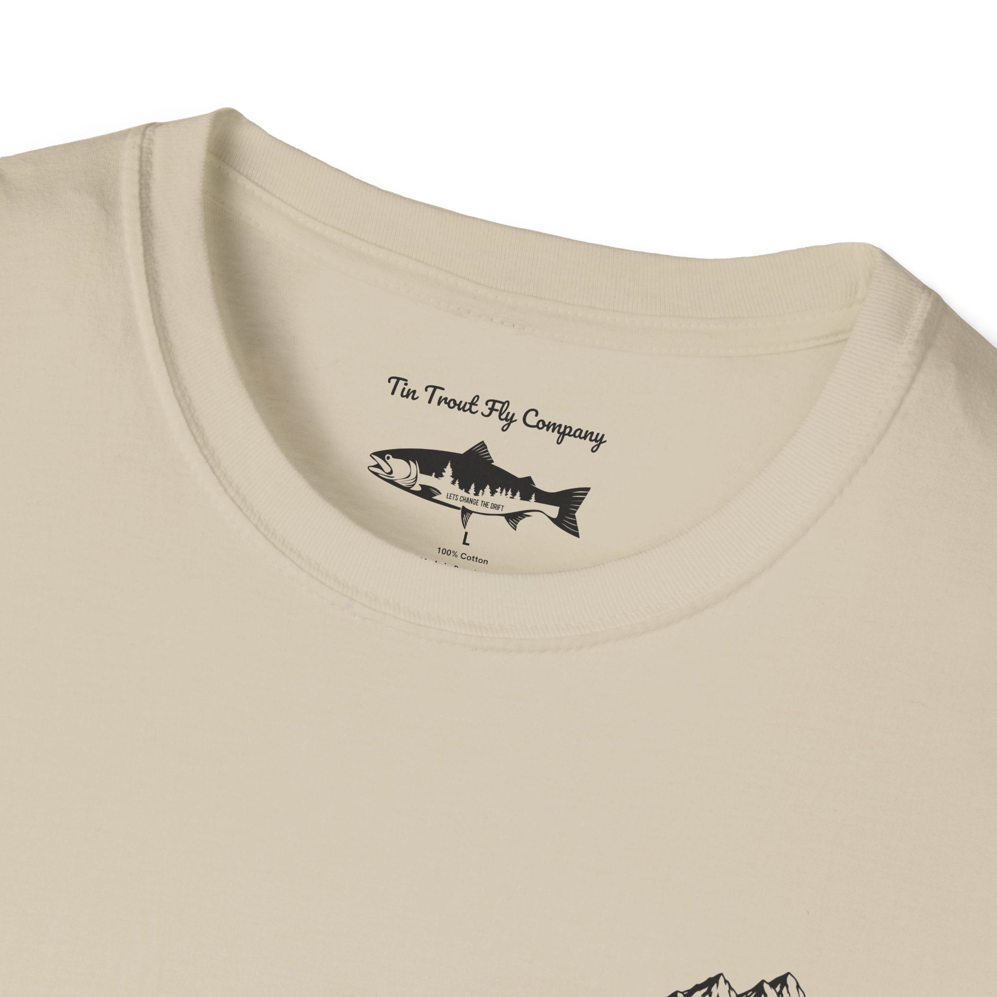 Drop A Good Line — Fly Fishing Dad Joke Tee