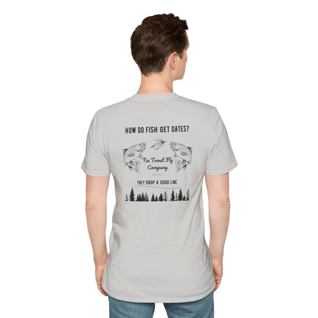 Drop A Good Line — Fly Fishing Dad Joke Tee
