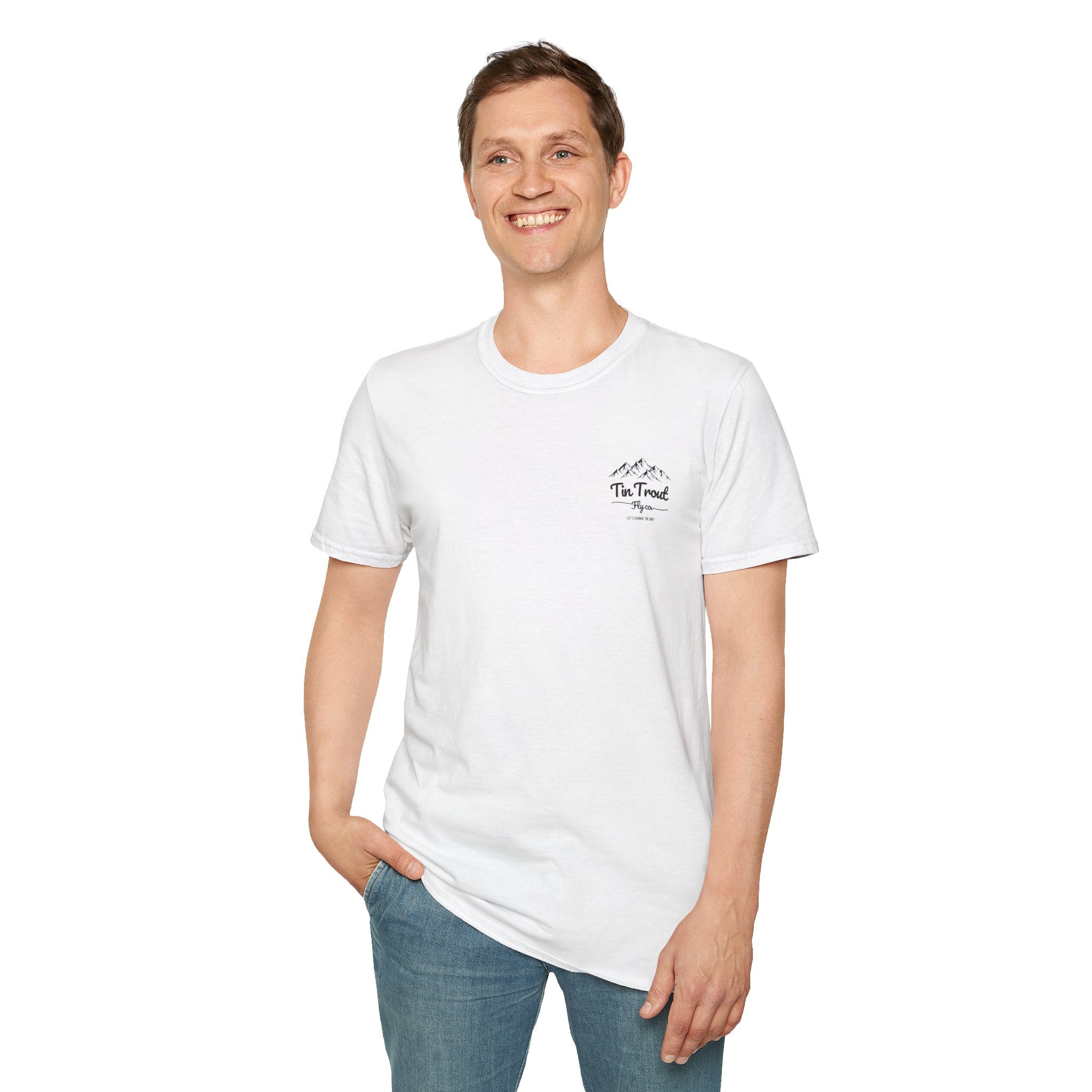 Drop A Good Line — Fly Fishing Dad Joke Tee