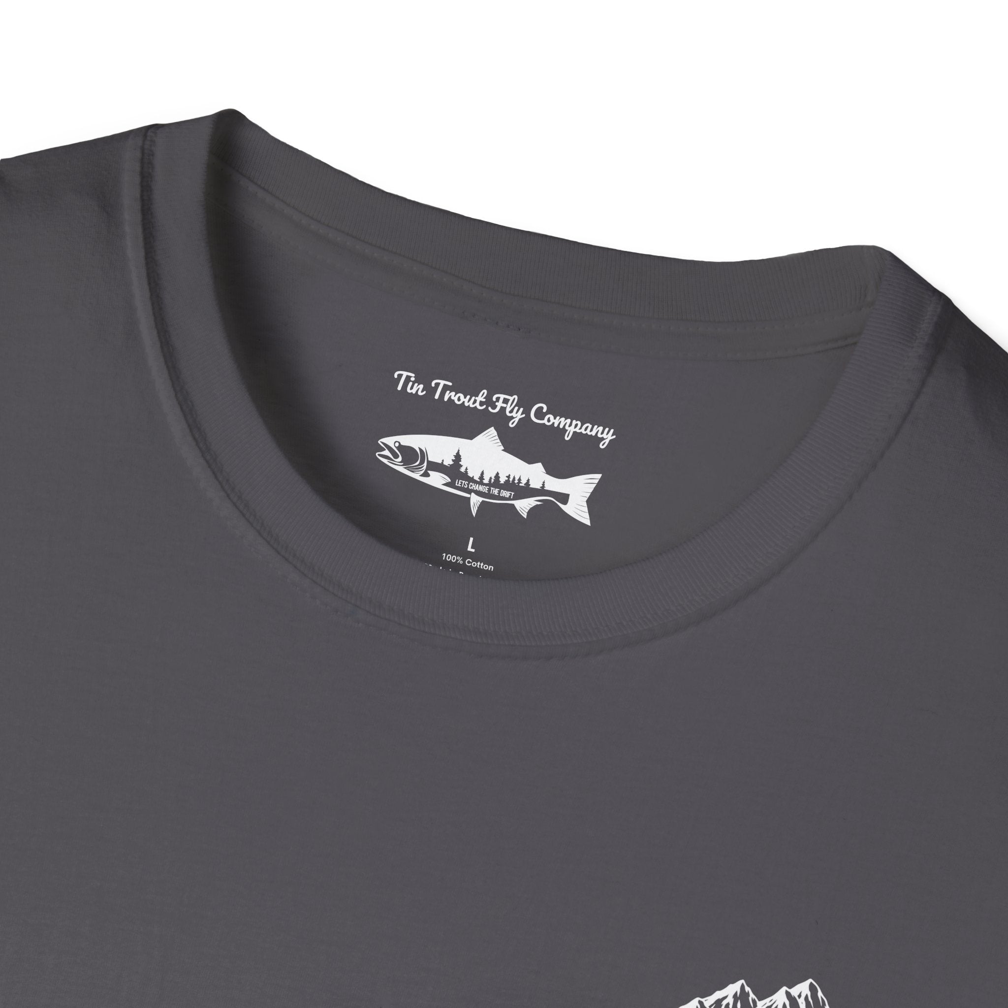Afraid of the Net — Trout Fishing Dad Joke Tee