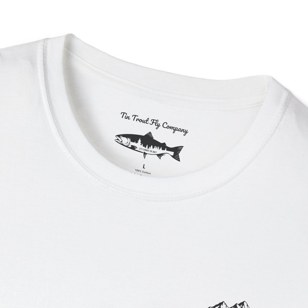 Afraid of the Net — Trout Fishing Dad Joke Tee