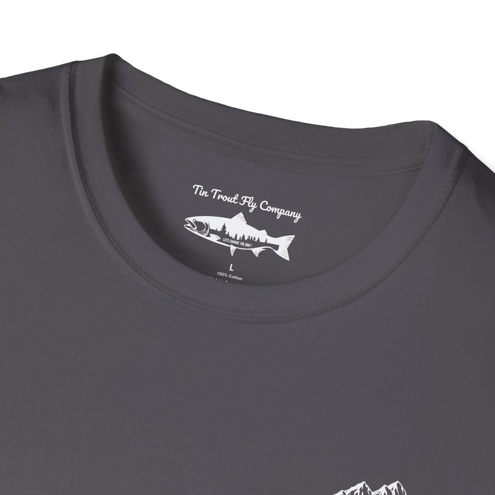 Drop A Good Line — Fly Fishing Dad Joke Tee