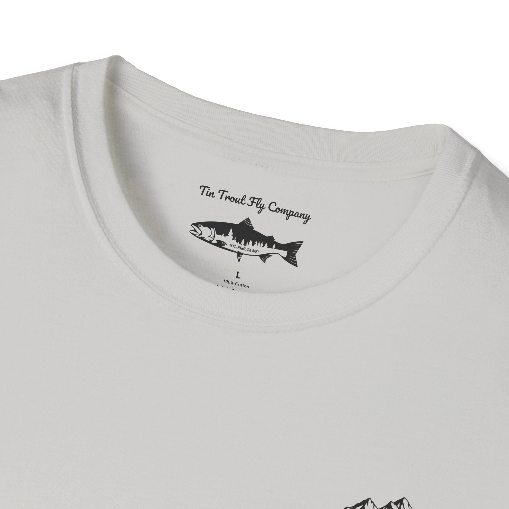 Afraid of the Net — Trout Fishing Dad Joke Tee