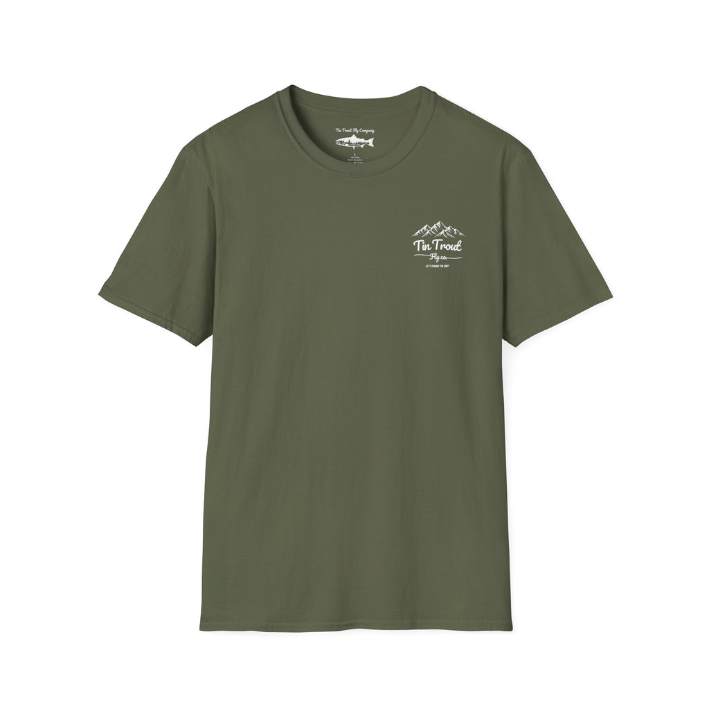 Afraid of the Net — Trout Fishing Dad Joke Tee